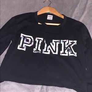 Cropped Pink Tee